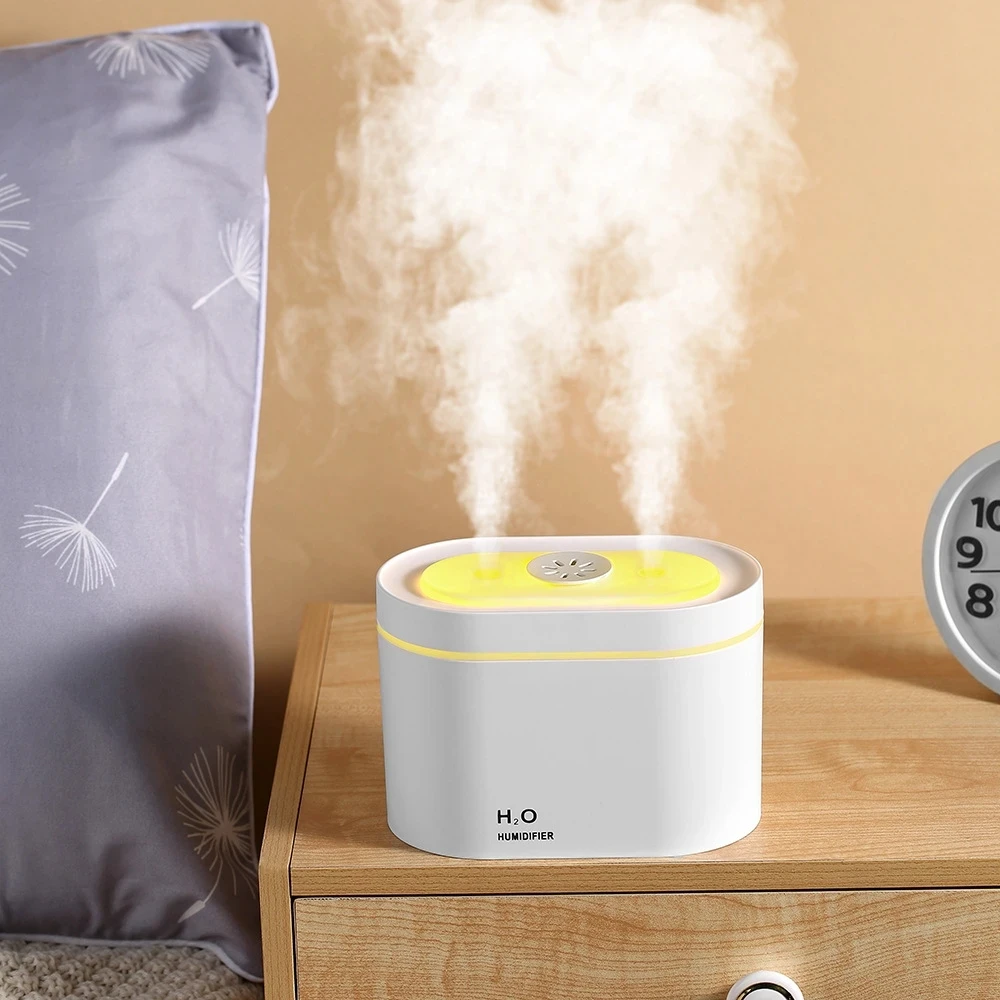 800ml Dual Nozzle Wireless Air Humidifier USB Rechargeable Aromatherapy Essential Oil Diffuser with LED Lamp Home Mist Maker
800ml Dual Nozzle Wireless Air Humidifier USB Rechargeable Aromatherapy Essential Oil Diffuser with LED Lamp Home Mist Maker