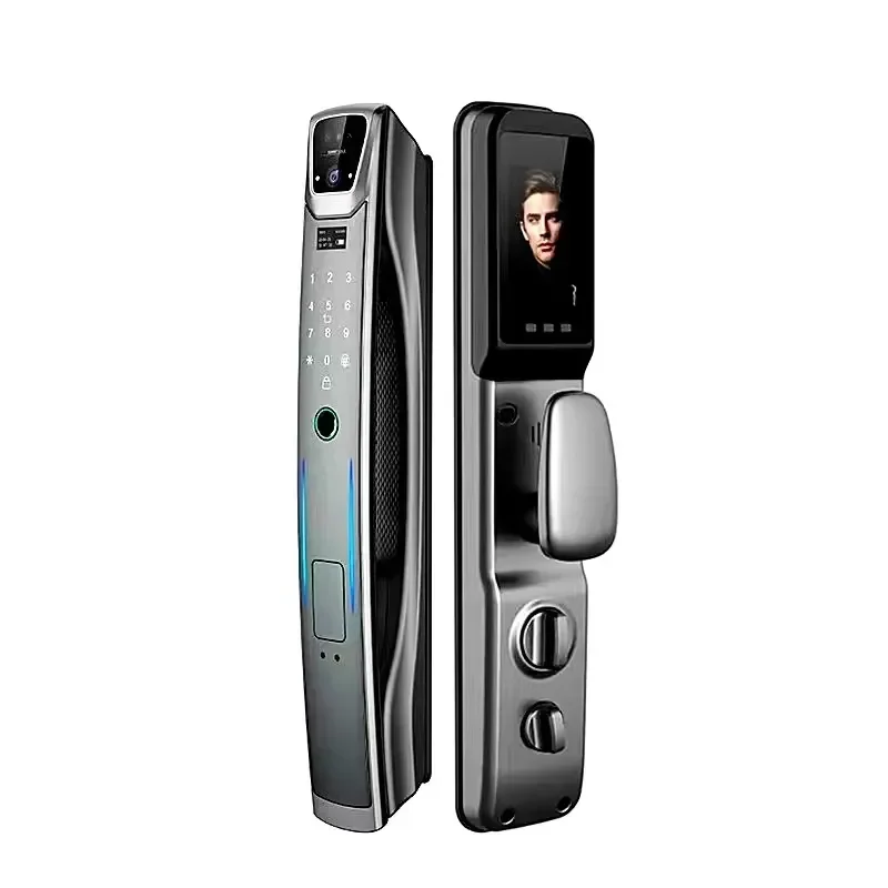 New Style Tuya Wifi 3D Face Recognition Full Automatic Fingerprint Digital Smart Door Lock
New Style Tuya Wifi 3D Face Recognition Full Automatic Fingerprint Digital Smart Door Lock