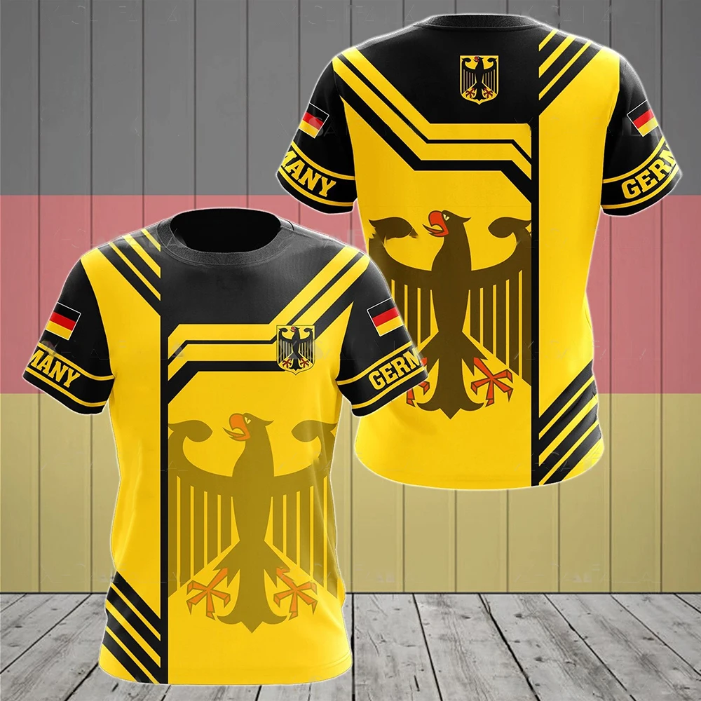 Men's summer National emblem 3D printed T-shirt street casual sports fashion comfortable O collar short-sleeved top clothing
Men's summer National emblem 3D printed T-shirt street casual sports fashion comfortable O collar short-sleeved top clothing
