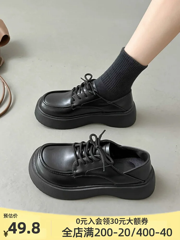 Womens Derby Shoes Clogs Platform Loafers With Fur Casual Female Sneakers Round Toe Leather Creepers Slip-on New Comfortable Sol
Womens Derby Shoes Clogs Platform Loafers With Fur Casual Female Sneakers Round Toe Leather Creepers Slip-on New Comfortable Sol