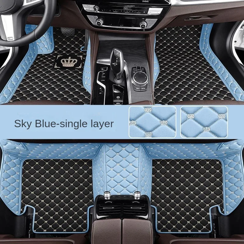 

Customized Leather Foot Mats For Cars Are Suitable For MG MG3 MG5 MG6 MG 4 Ev MG7 GT ZS HS RX5 TF GS Mgf EZ S 2022 2023 Dirt Res