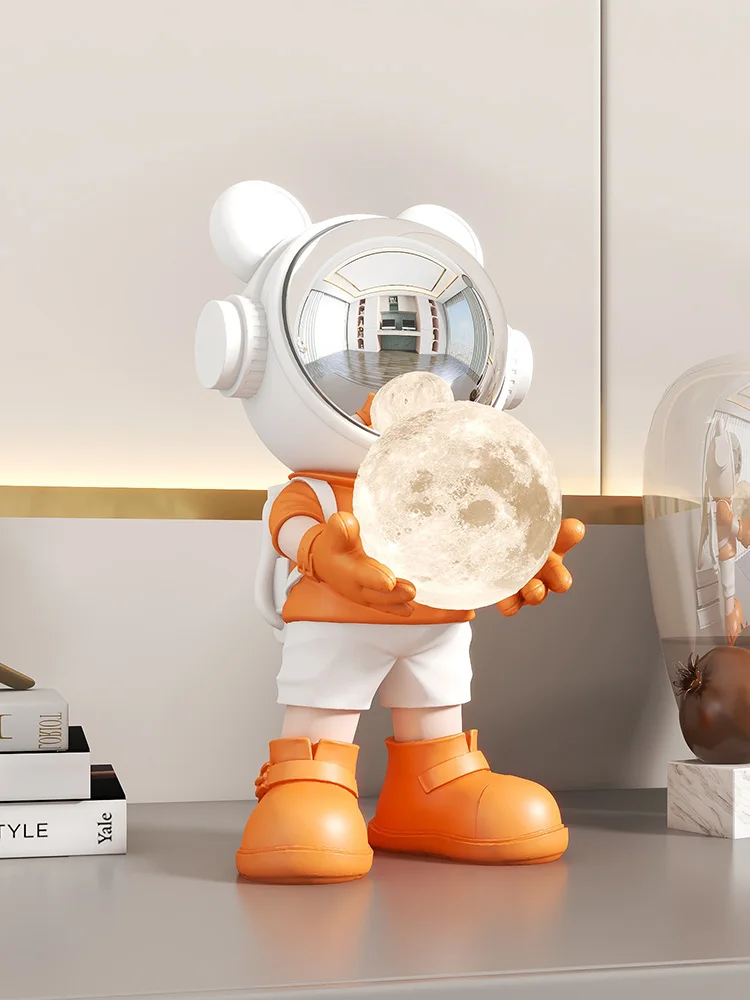 Astronaut figurine room decor desktop resin handicraft ornaments Astronaut night light Nordic style home decoration gift
Astronaut figurine room decor desktop resin handicraft ornaments Astronaut night light Nordic style home decoration gift