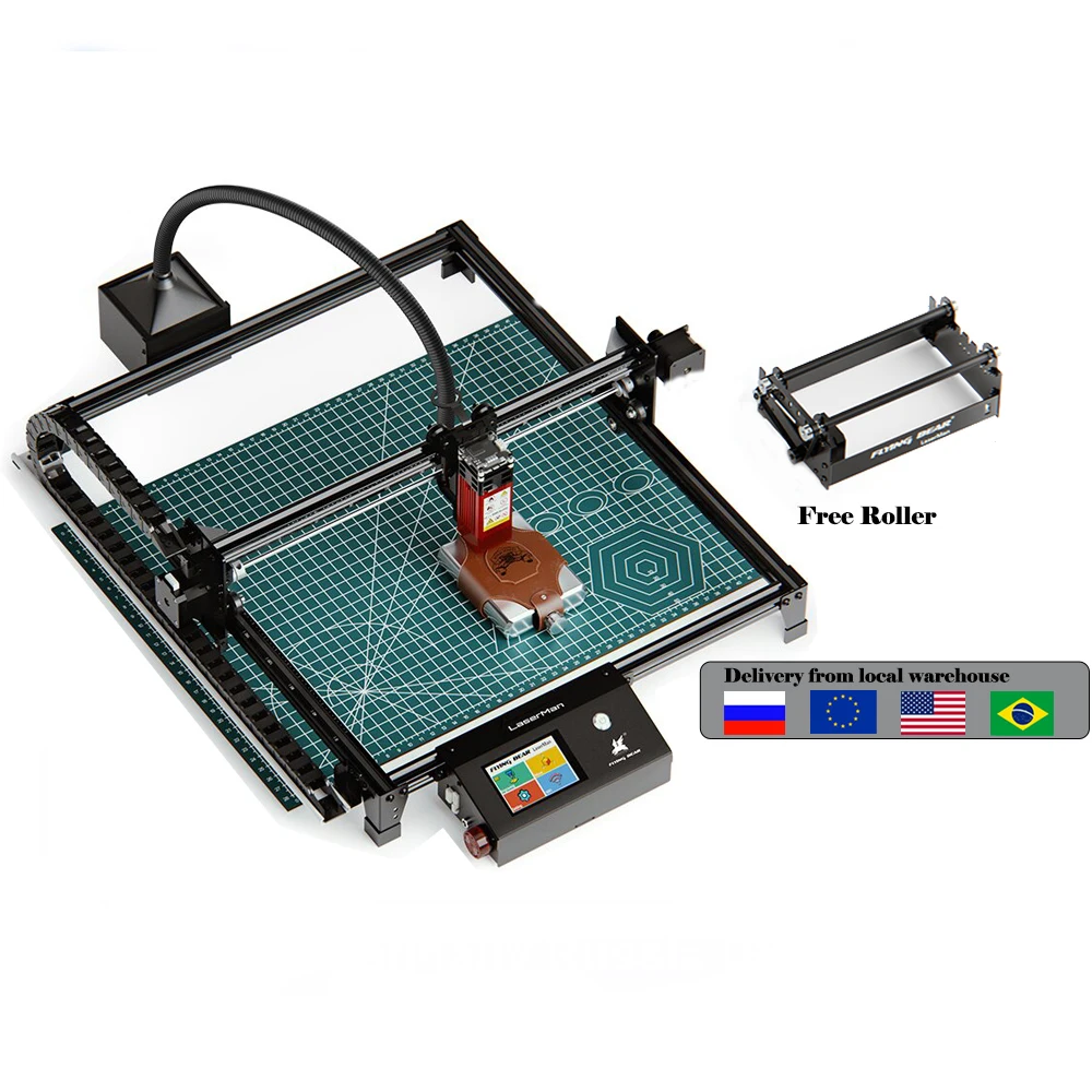 Flying Bear LaserMan CNC Laser Engraving Cutting Machine 40cmx45cm 40W Laser Engraver Power for Metal Glass Wood Acrylics Gold
Flying Bear LaserMan CNC Laser Engraving Cutting Machine 40cmx45cm 40W Laser Engraver Power for Metal Glass Wood Acrylics Gold