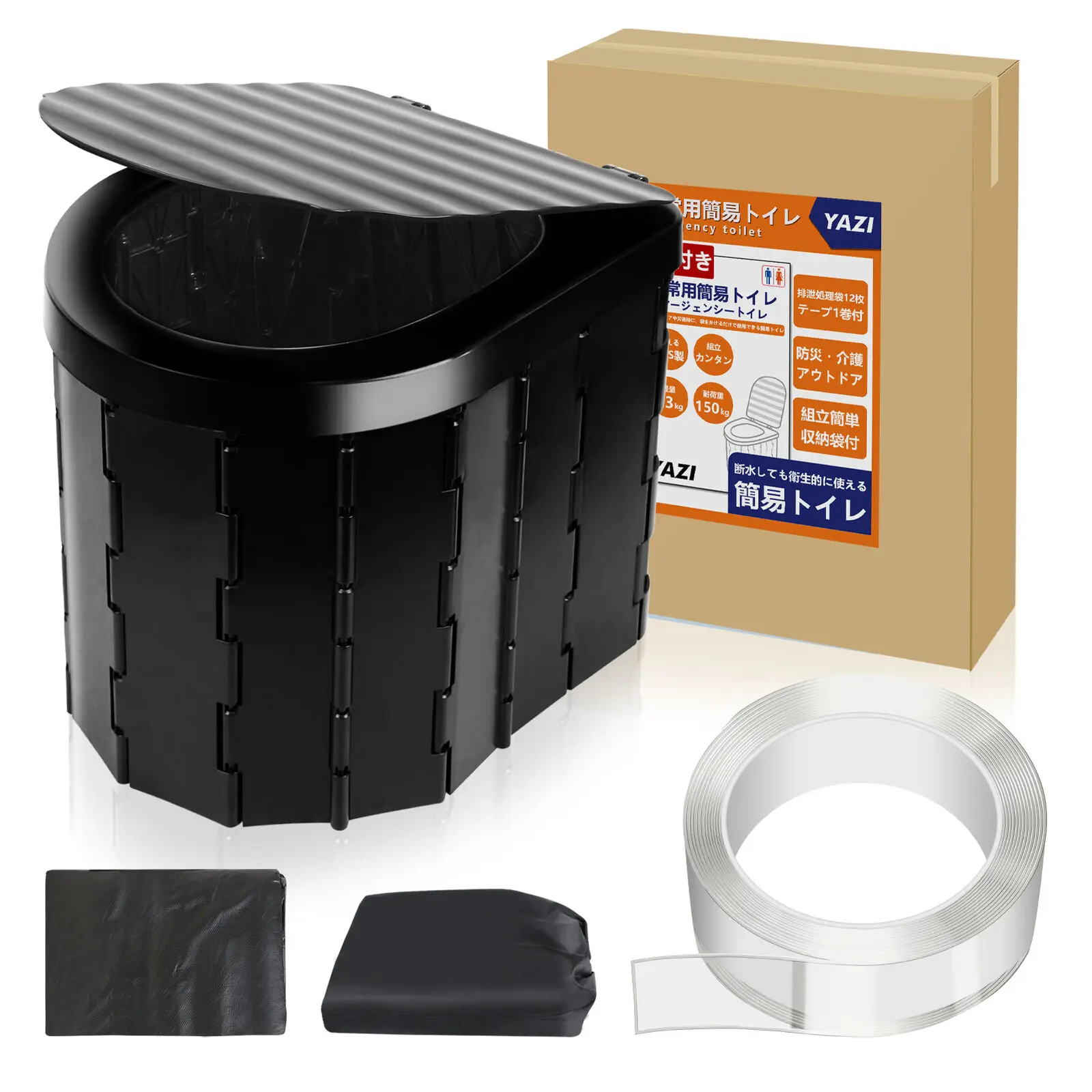 Portable Camping Toilet Suit One-piece Installation Practical Folding Toilet for Camping Travel Emergency Toilet
Portable Camping Toilet Suit One-piece Installation Practical Folding Toilet for Camping Travel Emergency Toilet