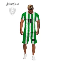 DIY Soccer jersey set men football uniform custom soccer jerseys futbol adult football set suit 2022 New Big Size tracksuit