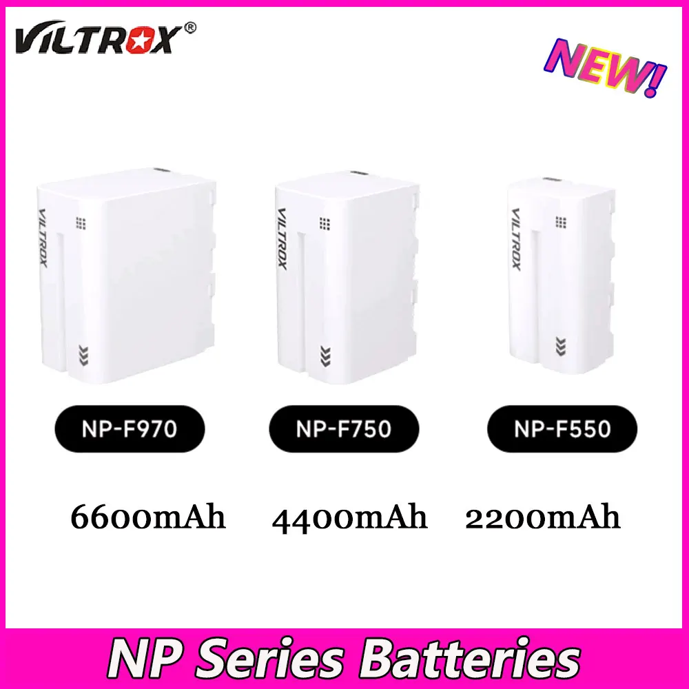 Viltrox NP-F550 NP-F750 NP-F950 High Capacity Camera Battery Charger Kit Dual Fast Typec Charging For Video Light Monitor
Viltrox NP-F550 NP-F750 NP-F950 High Capacity Camera Battery Charger Kit Dual Fast Typec Charging For Video Light Monitor