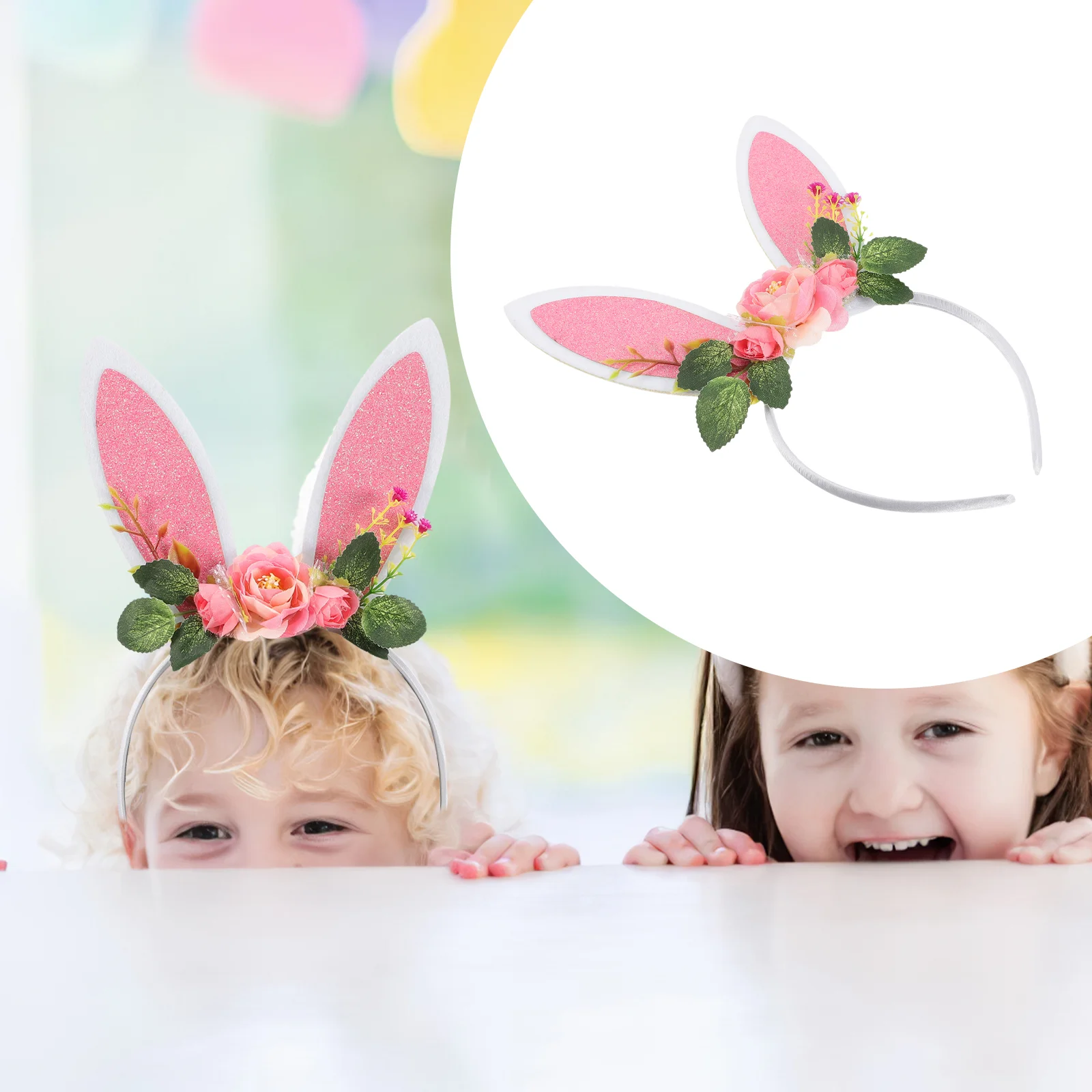 

Makeup Headband Easter Hair European American Bunny Ear Costume Decor Rabbit Modeling Cartoon Hairband Ears Headbands