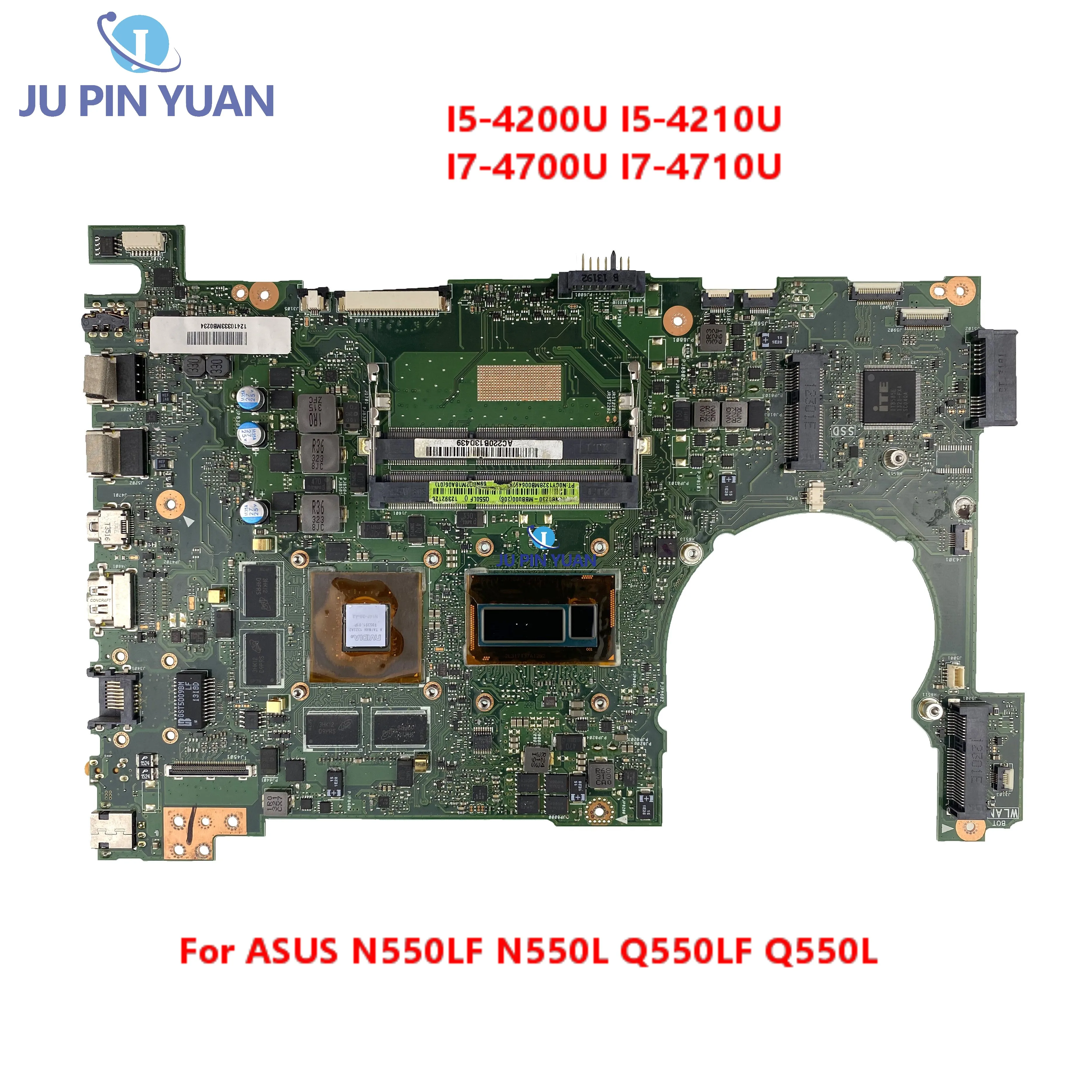 Для ASUS Q550LF N550L материнский платы Q550L I5-4200U I5-4210U I7-4700U I7-4710U GT745M-V2G N550LF ноутбук материнский платы для ASUS Q55
Для ASUS Q550LF N550L материнский платы Q550L I5-4200U I5-4210U I7-4700U I7-4710U GT745M-V2G N550LF ноутбук материнский платы для ASUS Q55