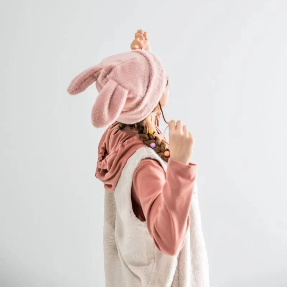 Thickening Cute Plush Rabbit Ear Hat Cute Soft and Skin Friendly Windproof Plush Warm Hat Plush Warm Confinement Cap
Thickening Cute Plush Rabbit Ear Hat Cute Soft and Skin Friendly Windproof Plush Warm Hat Plush Warm Confinement Cap