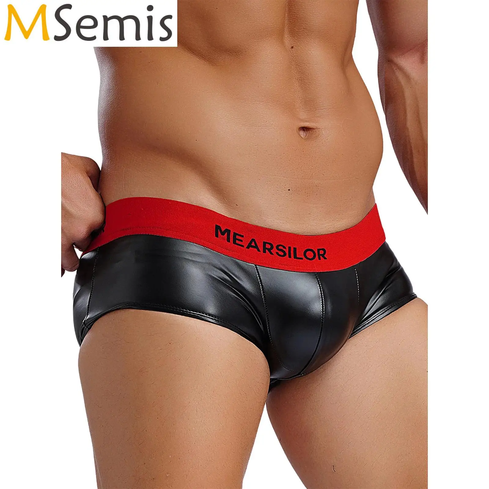Swimwear Mens Lingerie Low Rise Latex Boxer Briefs Letter Band Elastic Waist Convex Pouch Underwear Bodybuilding Gym Fitness
Swimwear Mens Lingerie Low Rise Latex Boxer Briefs Letter Band Elastic Waist Convex Pouch Underwear Bodybuilding Gym Fitness