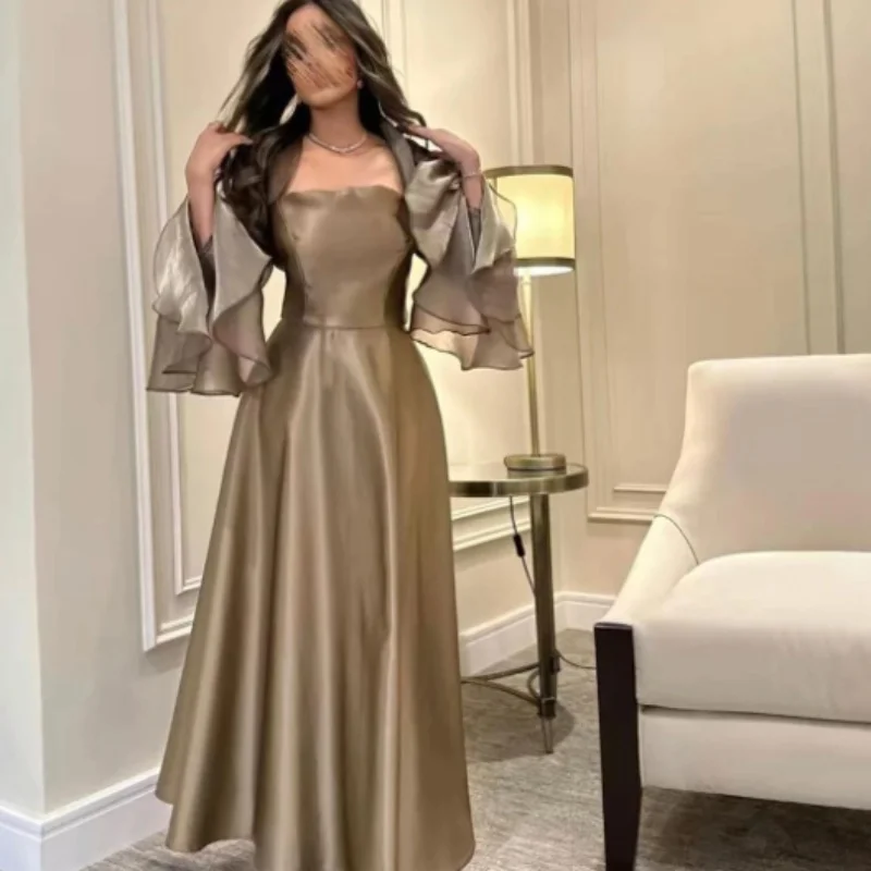 Saudi Arabia Sexy Elegant Ball Formal Occasion Evening Dress Women's Long sleeved Wedding Guests Special Party Dinner 2024
Saudi Arabia Sexy Elegant Ball Formal Occasion Evening Dress Women's Long sleeved Wedding Guests Special Party Dinner 2024