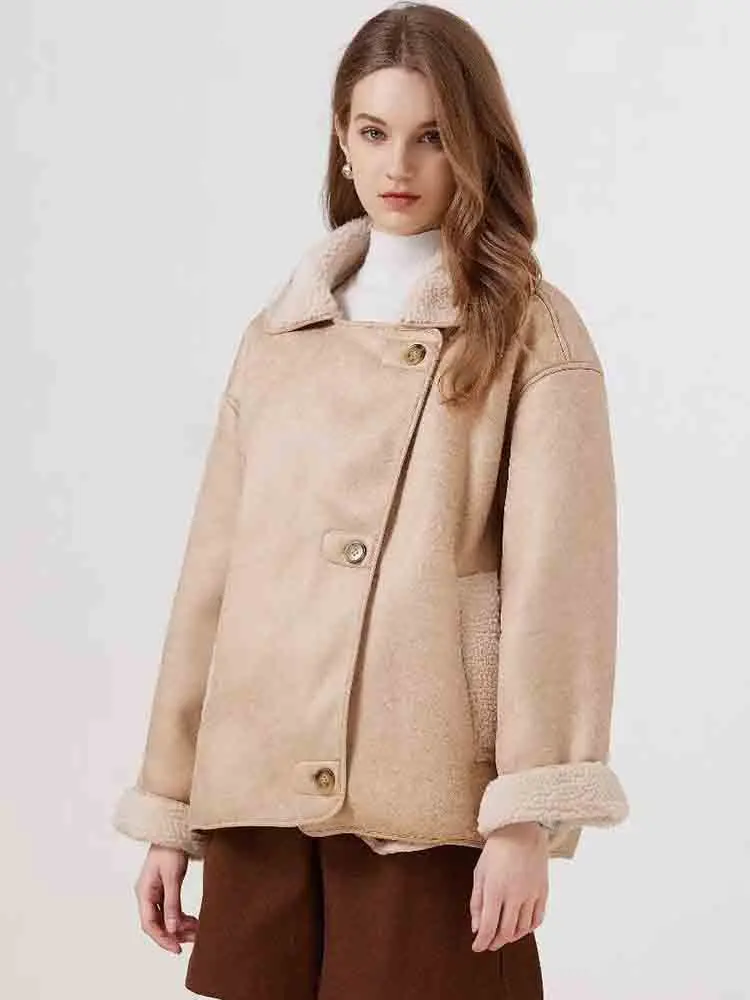Women 2023 Autumn New Fashionable All-match Short Lapel Jacket Retro Long Sleeve Chic Button Side Pocket Casual Top Mujer
Women 2023 Autumn New Fashionable All-match Short Lapel Jacket Retro Long Sleeve Chic Button Side Pocket Casual Top Mujer