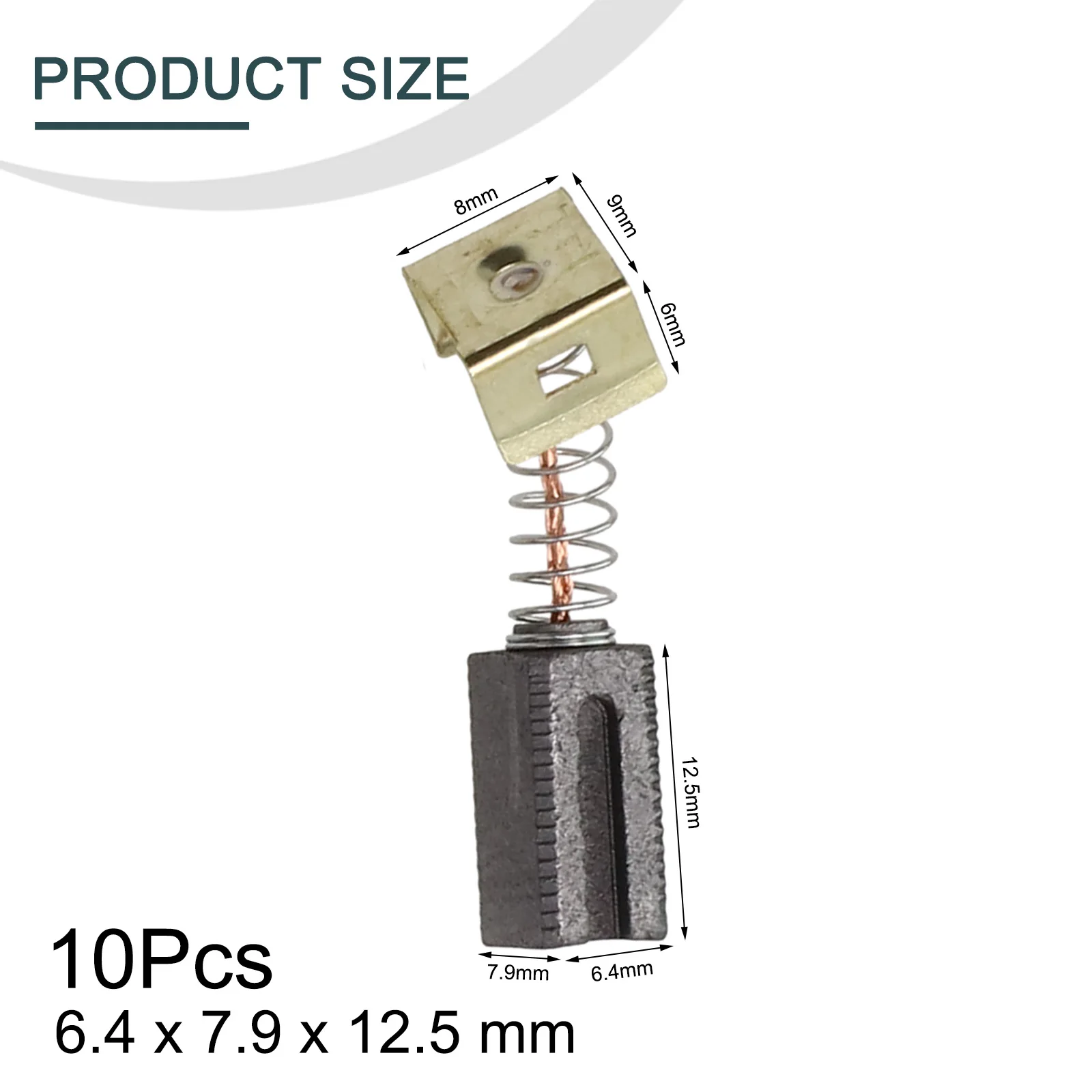 Improve the Functionality of your Power Tools with 10pcs Carbon Brushes for CD115 Angle Grinders CD105 CD110 KG900
Improve the Functionality of your Power Tools with 10pcs Carbon Brushes for CD115 Angle Grinders CD105 CD110 KG900