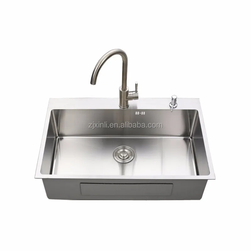 78*50CM SUS304 Stainless Steel Above Counter Rectangular Single Bowl Kitchen Sink X26016
78*50CM SUS304 Stainless Steel Above Counter Rectangular Single Bowl Kitchen Sink X26016