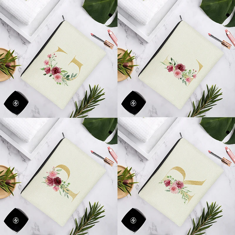 Pink English Alphabet Purple White Lily Linen Cosmetic Bag For Beauty Women Wedding Makeup Easy Carry Storage Travel
Pink English Alphabet Purple White Lily Linen Cosmetic Bag For Beauty Women Wedding Makeup Easy Carry Storage Travel