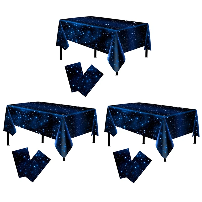 3 Pieces Tablecloth Birthday Party Tablecloth PEVA Waterproof And Oiled Tablecloth 54X108 Inch
3 Pieces Tablecloth Birthday Party Tablecloth PEVA Waterproof And Oiled Tablecloth 54X108 Inch