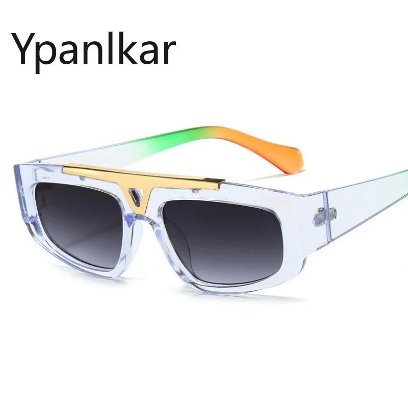 

Солнцезащитные очки «кошачий глаз» для мужчин и женщин, модные брендовые дизайнерские солнечные аксессуары в металлической оправе с градиентными линзами UV400