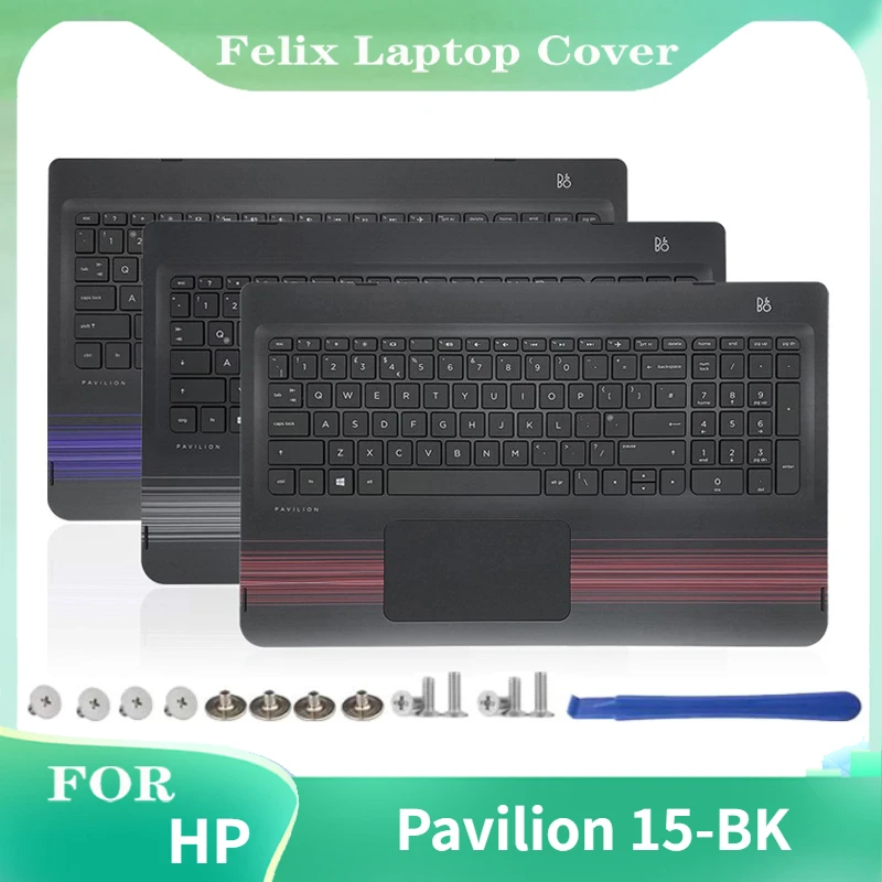 

For The New HP Pavilion 15-BK Notebook Computer Palm Rest Keyboard Touch Pad US Keyboard Assembly No backlight