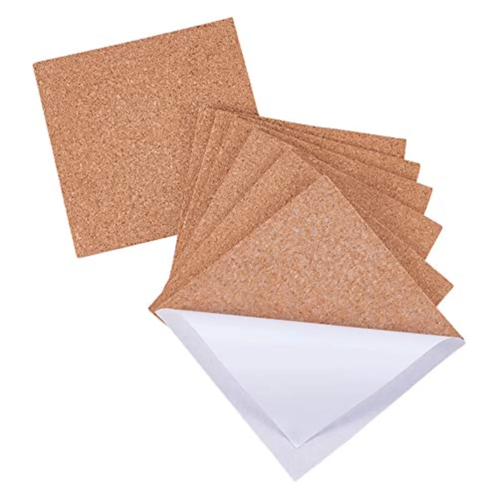 40 Pack Square Self Adhesive Cork Sheet 3.9x3.9" Insulation Backing Sheets for Floors Wall Die Cutting DIY Craft Project Coaster
40 Pack Square Self Adhesive Cork Sheet 3.9x3.9" Insulation Backing Sheets for Floors Wall Die Cutting DIY Craft Project Coaster