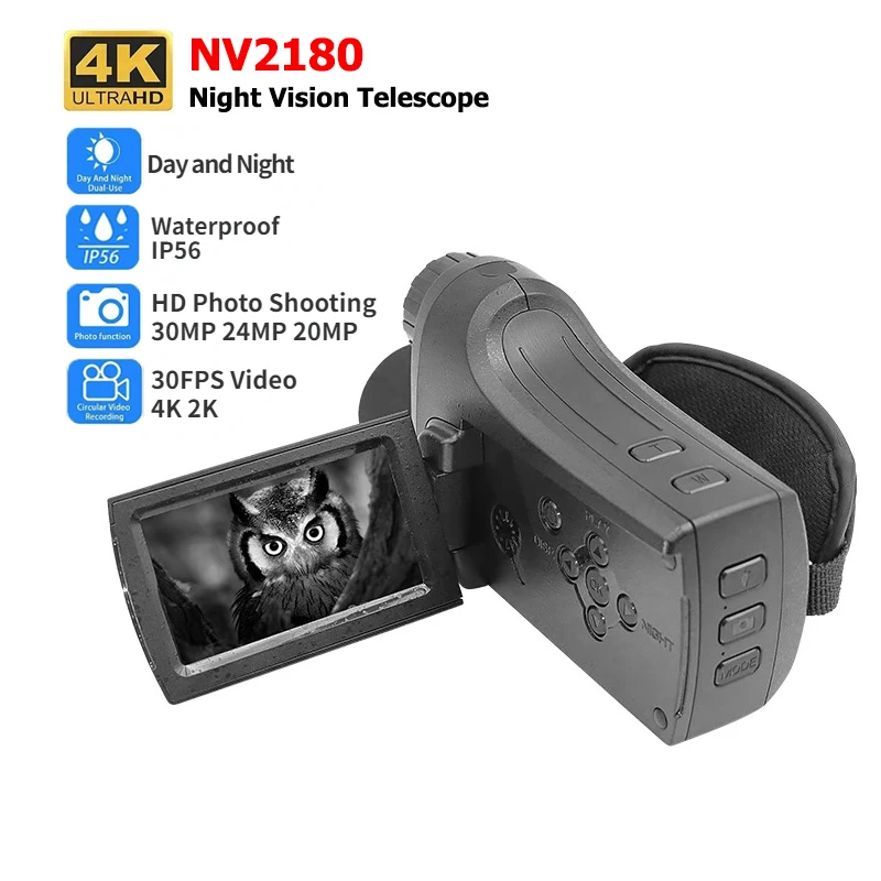 NV2186 цифровой Монокуляр ночного видения 4K HD инфракрасная камера портативная видеокамера
NV2186 цифровой Монокуляр ночного видения 4K HD инфракрасная камера портативная видеокамера