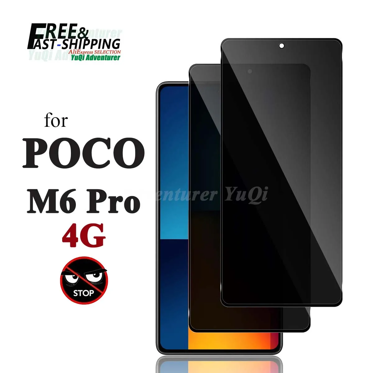 Anti Spy Screen Protector For POCO M6 Pro 4G Xiaomi, Tempered Glass Privacy Peep Scratch 9H Case Friendly Free Shipping
Anti Spy Screen Protector For POCO M6 Pro 4G Xiaomi, Tempered Glass Privacy Peep Scratch 9H Case Friendly Free Shipping