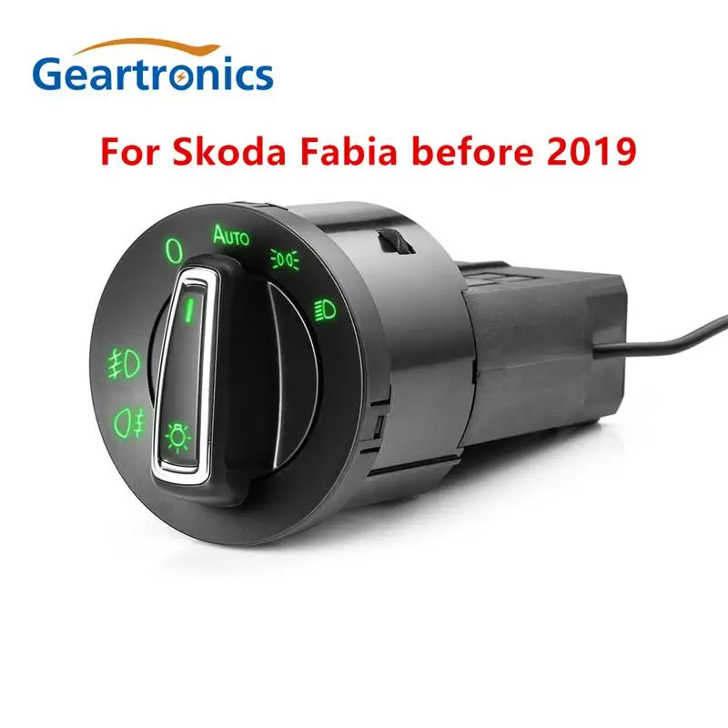For Skoda Fabia Before 2019 Auto Headlight Fog Light Switch Automatic Headlamp Fog Lamp Switch With Built-In Sensor
For Skoda Fabia Before 2019 Auto Headlight Fog Light Switch Automatic Headlamp Fog Lamp Switch With Built-In Sensor