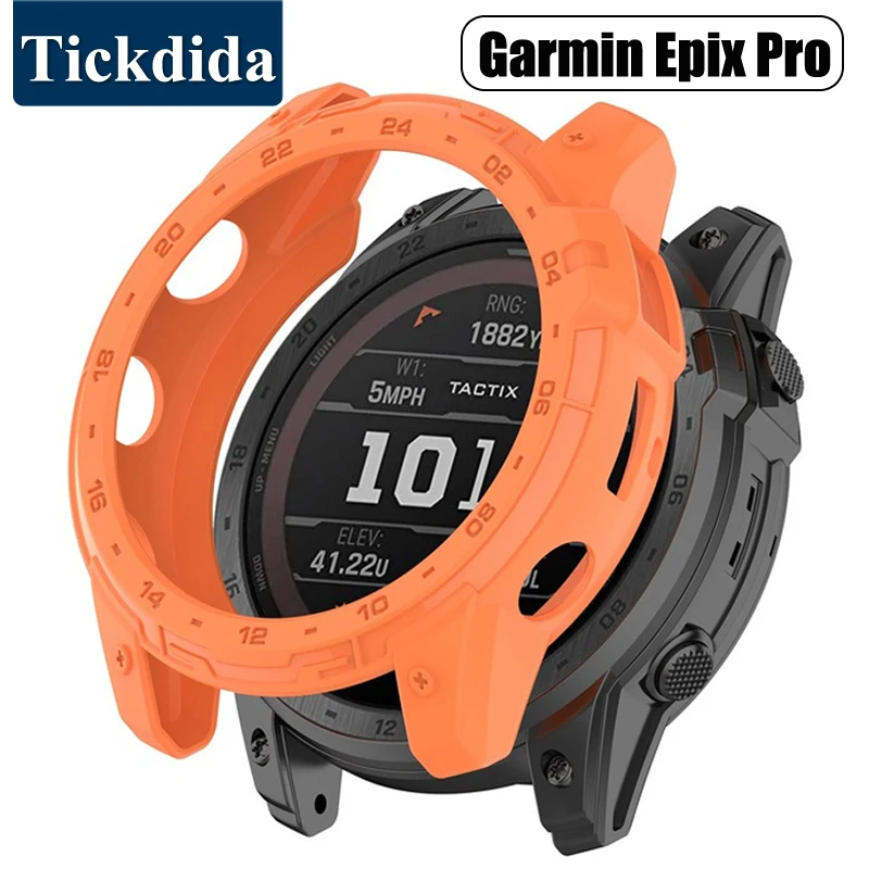 Silicone Protective Case for Garmin Epix Pro 51mm 47mm 42mm Cover Smart Watch Soft Protector Cover Shell Accessories
Silicone Protective Case for Garmin Epix Pro 51mm 47mm 42mm Cover Smart Watch Soft Protector Cover Shell Accessories