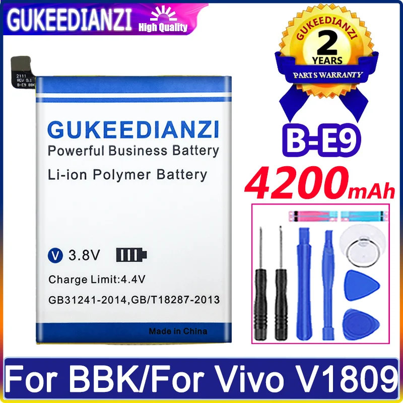 Аккумулятор GUKEEDIANZI 4200mAh для BBK для Vivo V1809 V1809A V1809T B-E9 Bateria
Аккумулятор GUKEEDIANZI 4200mAh для BBK для Vivo V1809 V1809A V1809T B-E9 Bateria