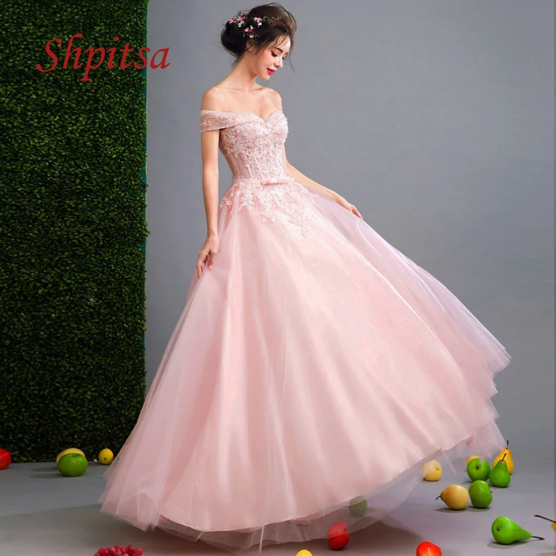 Pink Long Lace Evening Dresses Party A Line Beautiful Beaded Women Off Shoulder Prom Formal Evening Gowns Dresses On Sale
Pink Long Lace Evening Dresses Party A Line Beautiful Beaded Women Off Shoulder Prom Formal Evening Gowns Dresses On Sale