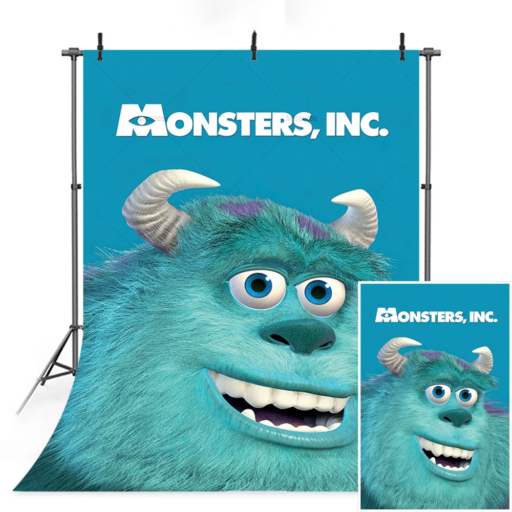 

Monsters, Inc. Baby Shower 1st Birthday Backdrops Photography Party Decor Background Photo Photographic Photocall Studio Shoots