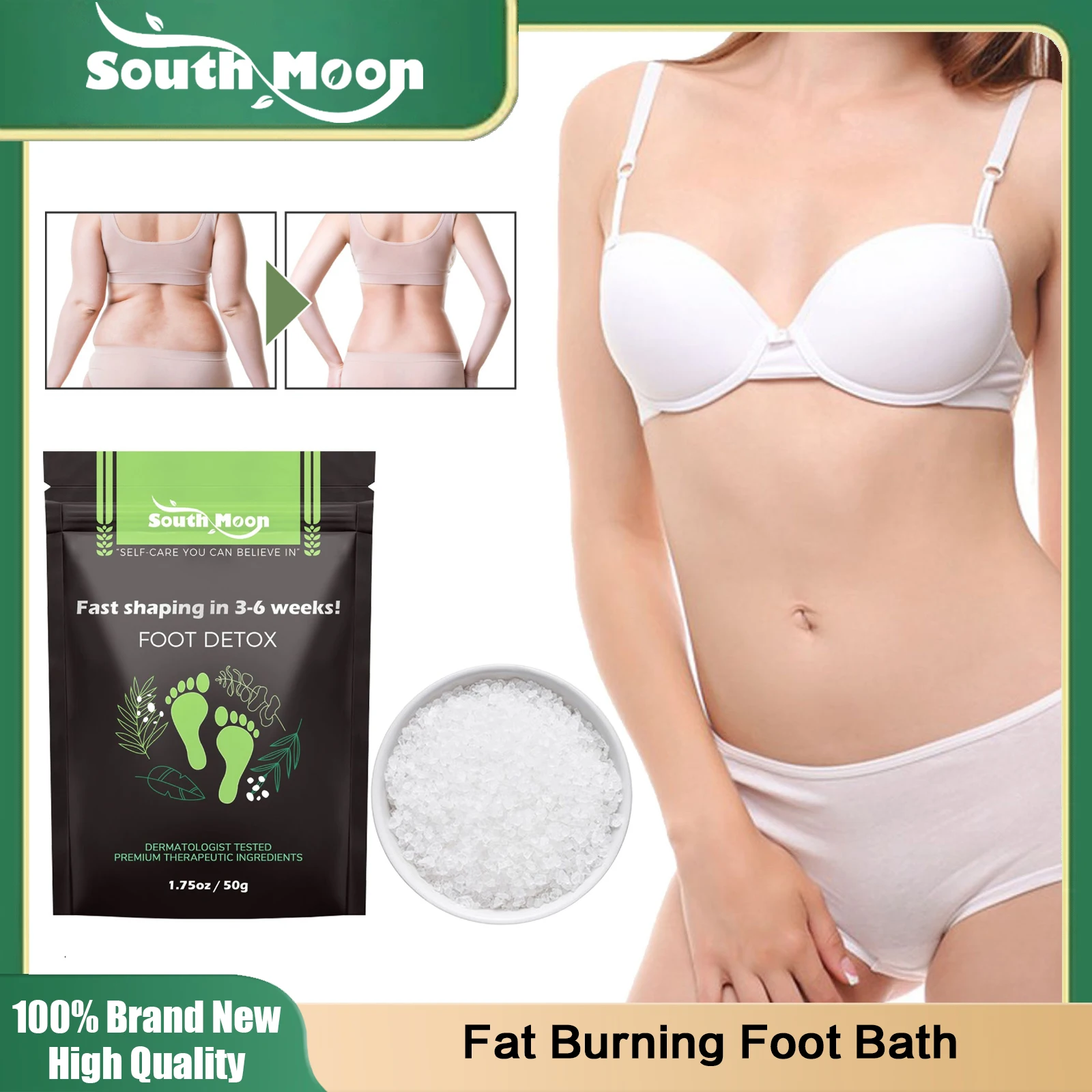 South Moon Fat Burning Foot Bath Slimming Salt Soak For Improve Sleep Relieve Fatigue Swelling Promotes Metabolism Shape Up Care
South Moon Fat Burning Foot Bath Slimming Salt Soak For Improve Sleep Relieve Fatigue Swelling Promotes Metabolism Shape Up Care