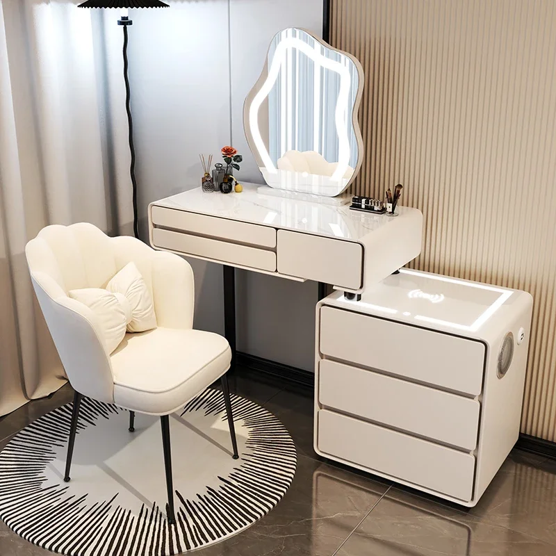 Vanity Bedroom Dressing Table Makeup Mirror Nordic Modern Dressing Table Wood Storage Coiffeuses De Chambre Home Decoration
Vanity Bedroom Dressing Table Makeup Mirror Nordic Modern Dressing Table Wood Storage Coiffeuses De Chambre Home Decoration