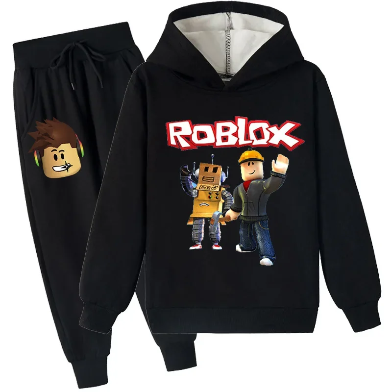 Детская одежда ROBLOX для детей среднего и старшего возраста мультяшный зимний модный флисовый свитшот + флисовые брюки комплект с толстовкой
Детская одежда ROBLOX для детей среднего и старшего возраста мультяшный зимний модный флисовый свитшот + флисовые брюки комплект с толстовкой