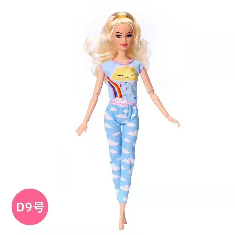 Blue Sky Rainbow Cloud Print Shirt Pants Fashion 11.5" Doll Clothes for Barbie Outfits Tops Trousers 1/6 BJD Playhouse Accessory
Blue Sky Rainbow Cloud Print Shirt Pants Fashion 11.5" Doll Clothes for Barbie Outfits Tops Trousers 1/6 BJD Playhouse Accessory