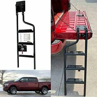 

Steel Pickup Truck Foldable Tailgate Step Ladder Fits for Ford F150 2015-2021