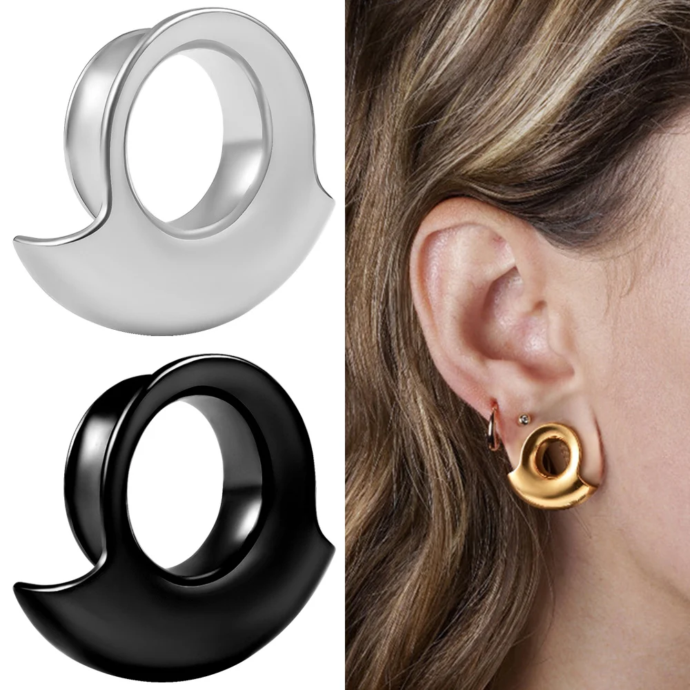 Vankula 2PCS 6-25mm Stainless Steel Classy Ear Plugs Tunnels Stretcher Hollow Gauges Expander Body Piercing Fashion Jewelry Gift
Vankula 2PCS 6-25mm Stainless Steel Classy Ear Plugs Tunnels Stretcher Hollow Gauges Expander Body Piercing Fashion Jewelry Gift