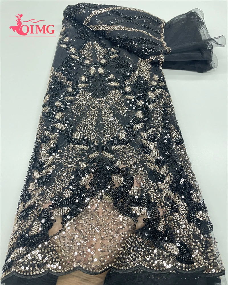 Exquisite African Handmade Beads Laces Fabrics Luxury Nigerian Sequins Mesh Lace Fabric French Bride Tulle Lace For Wedding
Exquisite African Handmade Beads Laces Fabrics Luxury Nigerian Sequins Mesh Lace Fabric French Bride Tulle Lace For Wedding