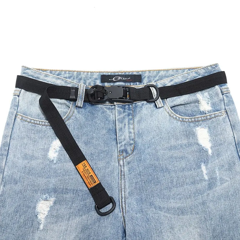 

Ремень для джинсов и брюк с магнитной пряжкой, аксессуар для платьев, брезентовый пояс в Корейском стиле