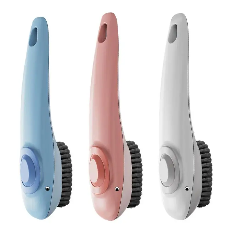 Refillable Liquid Cleaning Brush Kitchen Bowl Scrubber Cleaning Sponge Long Handle Dispenser Cleaner Tool With Dish Soap
Refillable Liquid Cleaning Brush Kitchen Bowl Scrubber Cleaning Sponge Long Handle Dispenser Cleaner Tool With Dish Soap