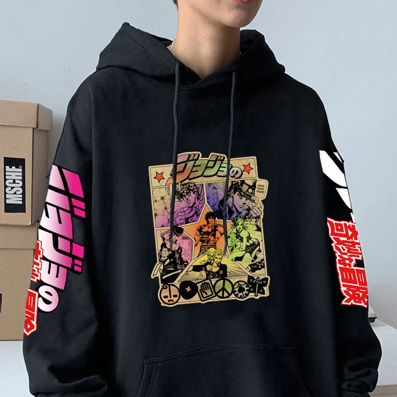 Hoodies Japanese Anime Adventure Men/Women Long Sleeve Funny Sweatshirt Cartoon Streetwear Casual Vintage Tops Kawaii Clothes
Hoodies Japanese Anime Adventure Men/Women Long Sleeve Funny Sweatshirt Cartoon Streetwear Casual Vintage Tops Kawaii Clothes