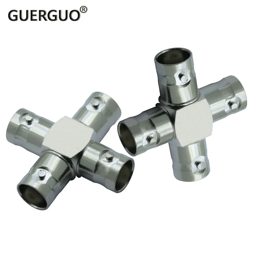 1PC BNC Connector Q9 BNC To BNC Female 90 Degree Right Angle Tee Type 3way 4way Splitter 2x Double Male Female 3+4Type Brass
1PC BNC Connector Q9 BNC To BNC Female 90 Degree Right Angle Tee Type 3way 4way Splitter 2x Double Male Female 3+4Type Brass
