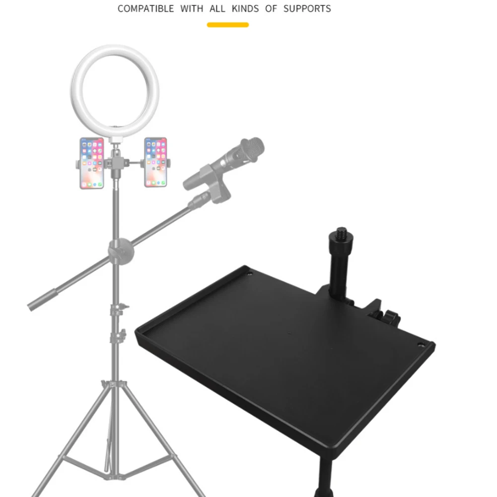 Universal Microphone Stand Soundcard Tray Clip Stand Holder For Live Tripod Bracket Mic Holder Accessories New
Universal Microphone Stand Soundcard Tray Clip Stand Holder For Live Tripod Bracket Mic Holder Accessories New
