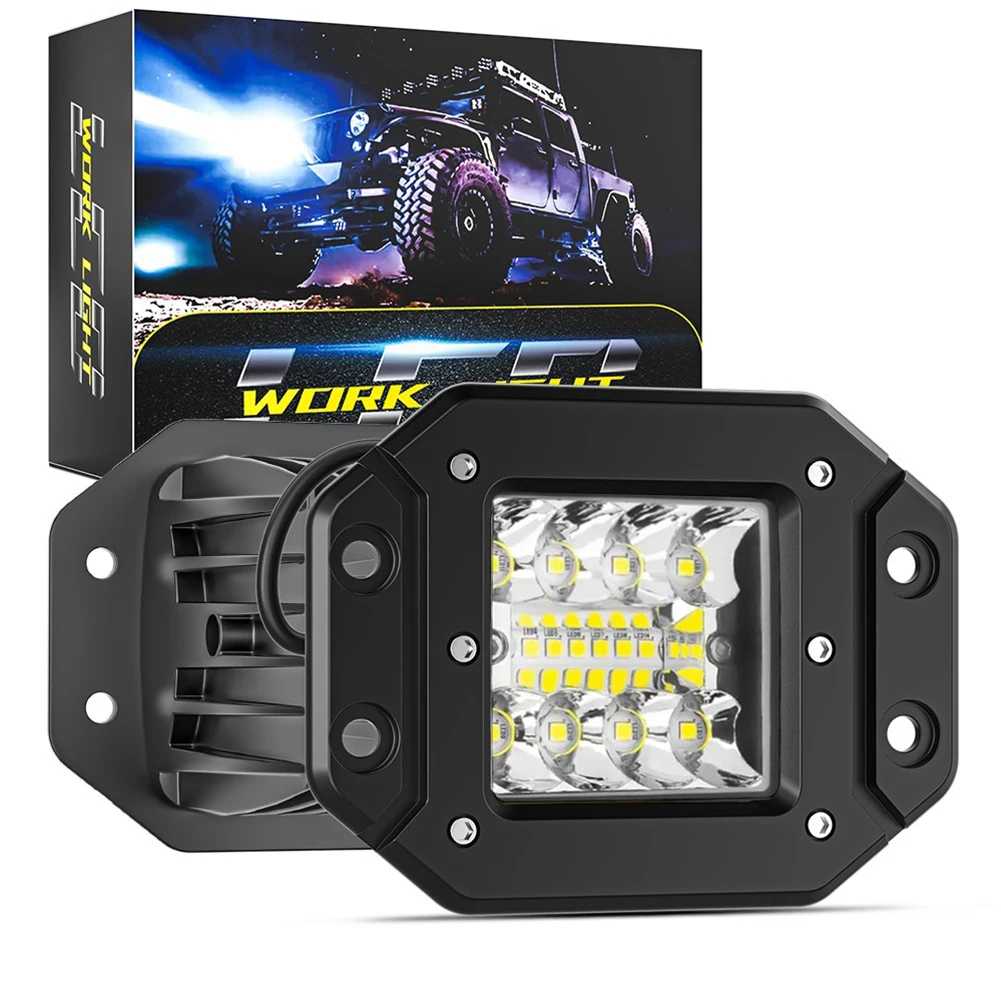 4 Inch 16LED 48W Off Road Bumper Roll Bar Work Lamp Flush Mount LED Light For Car Truck Car Front Bar Auxiliary Light
4 Inch 16LED 48W Off Road Bumper Roll Bar Work Lamp Flush Mount LED Light For Car Truck Car Front Bar Auxiliary Light