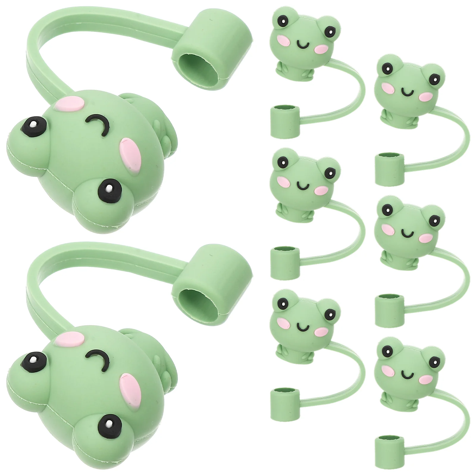 8 Pcs Accessories Frog Straw Dust Cap Child Shot Portable Silica Gel Cover Cute Covers
8 Pcs Accessories Frog Straw Dust Cap Child Shot Portable Silica Gel Cover Cute Covers