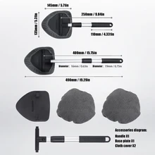 Car Window Cleaning Brush Telescopic Handle Defogging Wiper Car Brush Duster Anti-fog Car Window Scraper Windshield Cleaner
Car Window Cleaning Brush Telescopic Handle Defogging Wiper Car Brush Duster Anti-fog Car Window Scraper Windshield Cleaner