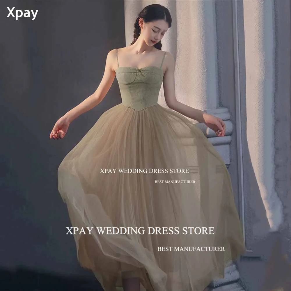 XPAY Sweetheart Green Korea Evening Dresses Spaghetti Straps Photos Shoot Pleats Princess Ankle Length Formal Prom Party Gown
XPAY Sweetheart Green Korea Evening Dresses Spaghetti Straps Photos Shoot Pleats Princess Ankle Length Formal Prom Party Gown