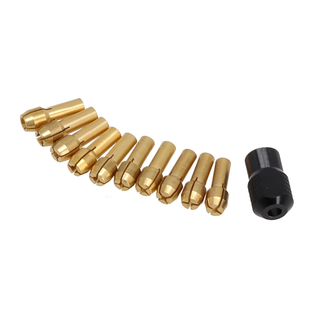 10pcs Collets And 1pc Nut Kit Quick Change Electric Tool Part For Power Rotary Accessories Drill Bits For Hanging Mill
10pcs Collets And 1pc Nut Kit Quick Change Electric Tool Part For Power Rotary Accessories Drill Bits For Hanging Mill