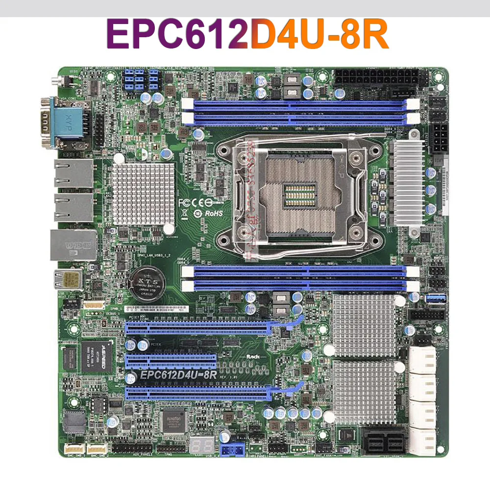 DDR4 LGA2011 C612 UATX Support E5-1600 2600 V3 V4 Server Motherboard For ASROCK EPC612D4U-8R
DDR4 LGA2011 C612 UATX Support E5-1600 2600 V3 V4 Server Motherboard For ASROCK EPC612D4U-8R