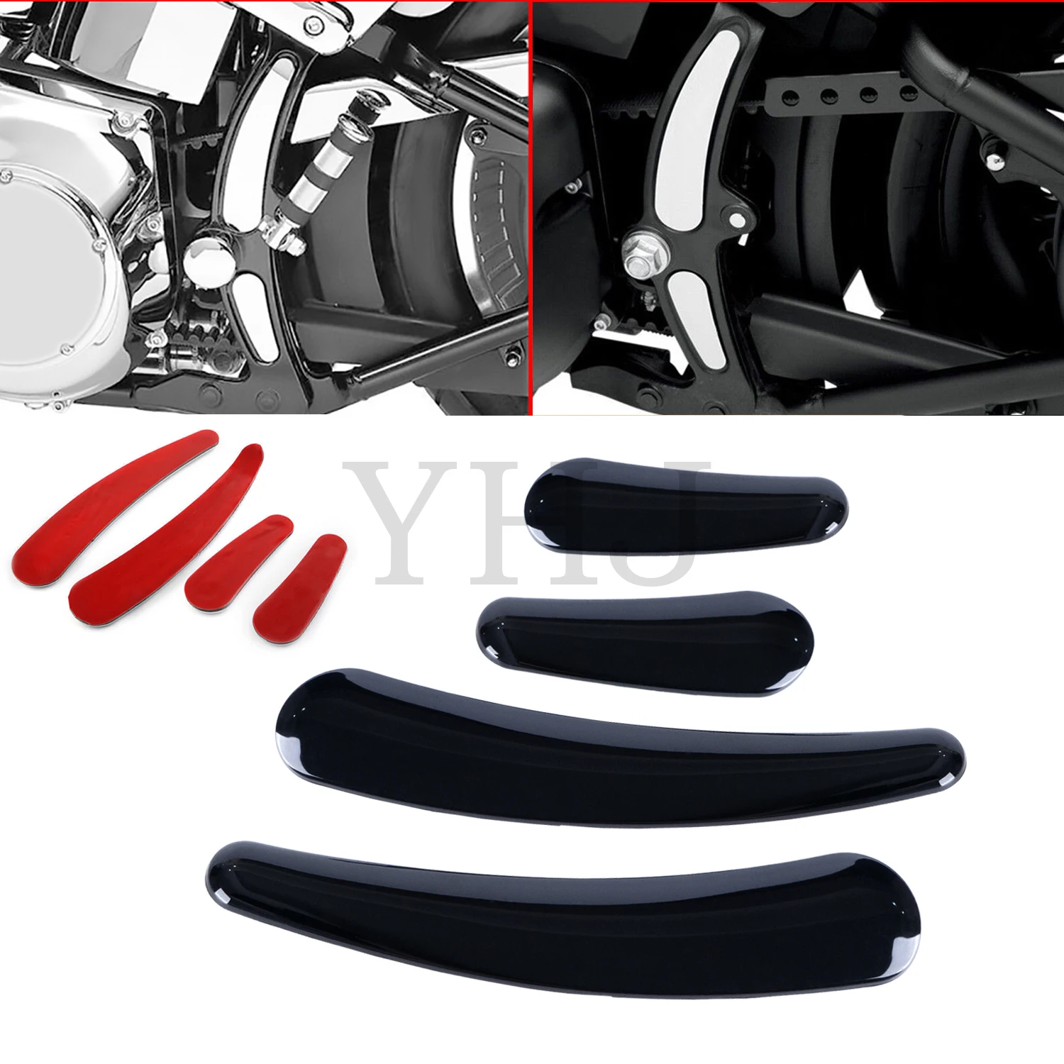 Motorcycle Swingarm Frame Insert Set Fit Black For Harley Softail FLS FLSTN FXSTC 2008-2017 ABS Plastic
Motorcycle Swingarm Frame Insert Set Fit Black For Harley Softail FLS FLSTN FXSTC 2008-2017 ABS Plastic