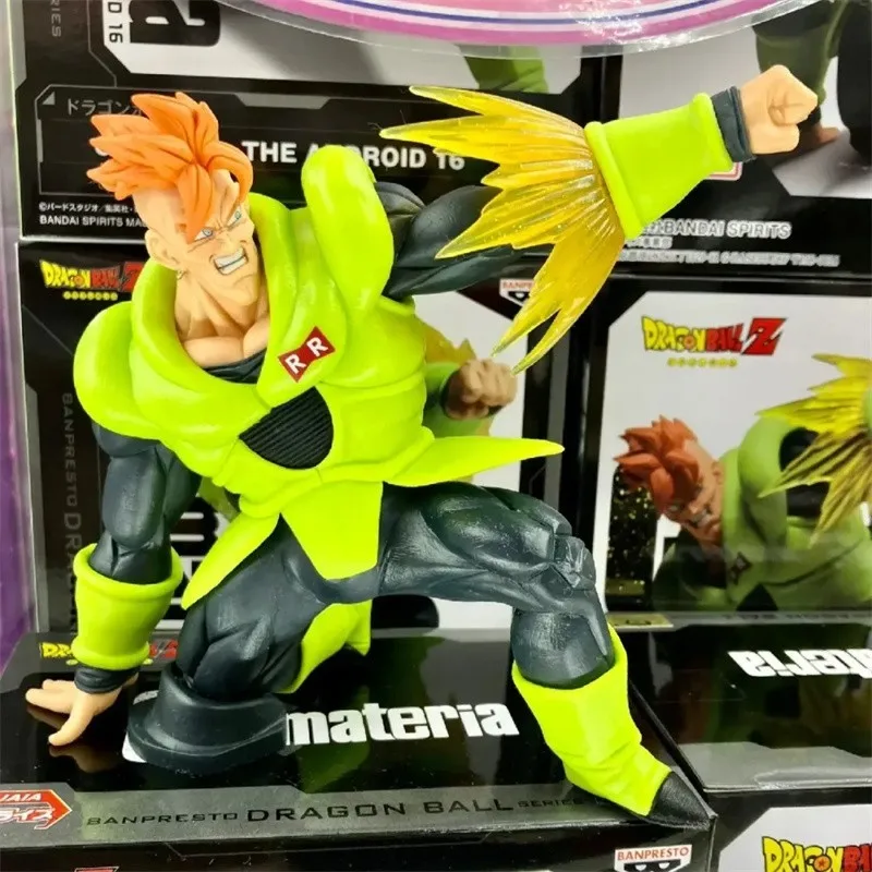 Оригинальные фигурки в наличии Bandai Bp G X материал Аниме Драконий жемчуг Android 16 11 см ПВХ Фигурки фигурки модели игрушки подарки
Оригинальные фигурки в наличии Bandai Bp G X материал Аниме Драконий жемчуг Android 16 11 см ПВХ Фигурки фигурки модели игрушки подарки